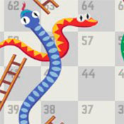 скрин игры Змеи и лестницы на двоих
