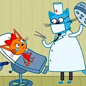 скрин игры Три кота у стоматолога