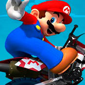скрин игры Марио: Гонка на мотоцикле