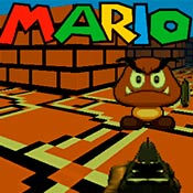 скрин игры Веселая стрелялка с Марио