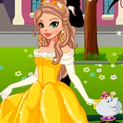 скрин игры Одевалка: Повтори образ принцесс