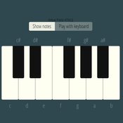 Скрин игры Пианино на клавиатуре