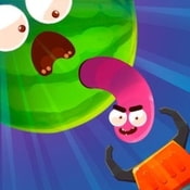 Скрин игры Worm out: Червяки и фрукты